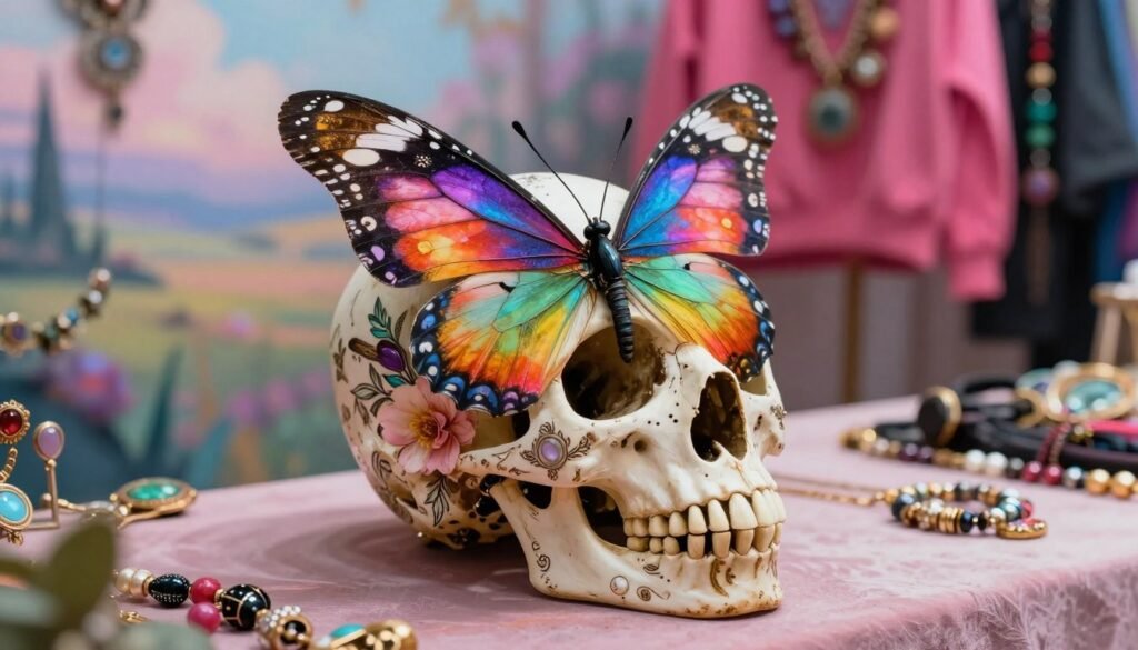 butterfly skull mama butterfly skull mama